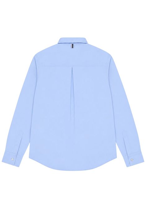 Camicia bambino azzurra in cotone Paolo Pecora | PP4107/ANAZZURRO